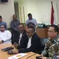 Gerindra mengumumkan dua nama baru bakal wagub DKI di ruang Fraksi Gerindra di DPRD DKI Jakarta, Senin (20/1/2020). (Merdeka/ M Genantan)