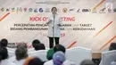 Menko PMK Puan Maharani memimpin Kick Off Meeting Percepatan Pencapaian Sasaran dan Target Bidang Pembangunan Manusia dan Kebudayaan 2019 di Jakarta, Senin (11/2). Rapat bertujuan menyelesaikan Rencana Kerja Pemerintah 2019. (Liputan6.com/Faizal Fanani)