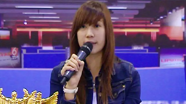Melsa Arcela Peserta Presenter Liputan6 di Indonesia Broadcaster Expo 2013