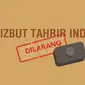 banner Hizbut Tahrir dilarang (Liputan6.com/Triyasni)