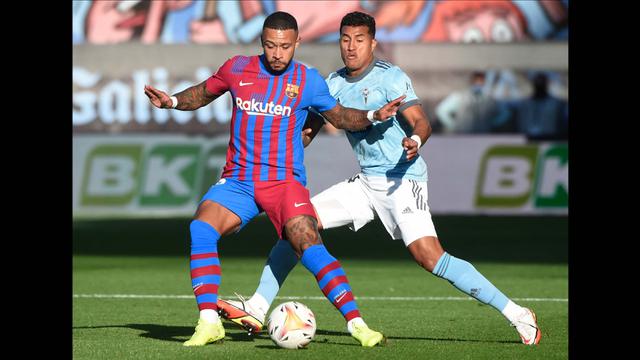 Foto: Sudah Jumawa dengan 3 Gol, Iago Aspas Bikin Barcelona Apes