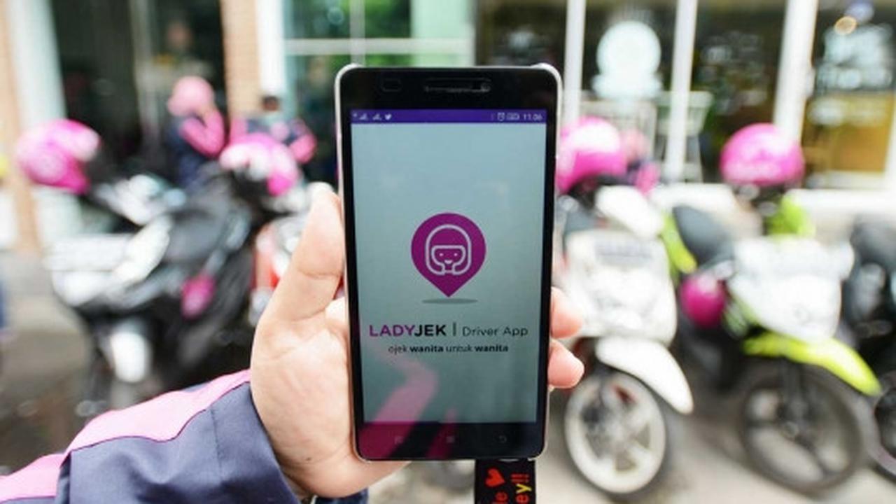 Kini muncul 'LadyJek', aplikasi ojek online khusus wanita