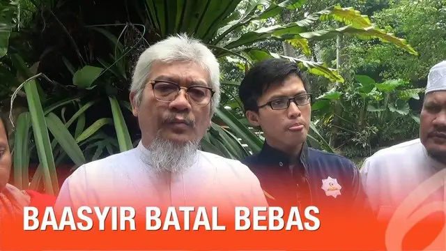 Batal bebasnya Abu Bakar Baasyir dari penjara membuat sebagian orang kecewa. Salah satunya dari MS Kaban yang meminta Presiden Jokowi untuk bersikap tegas.