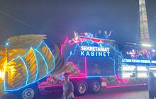 Pesta Rakyat Monas: Parade Kendaraan Hias Aksi Unik Kementerian dan Lembaga