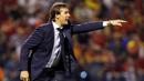 Performa apik Lopetegui selama menangani timnas Spanyol menjadi alasan Real Madrid tertarik mengamankan jasanya. (AP/Alberto Saiz)