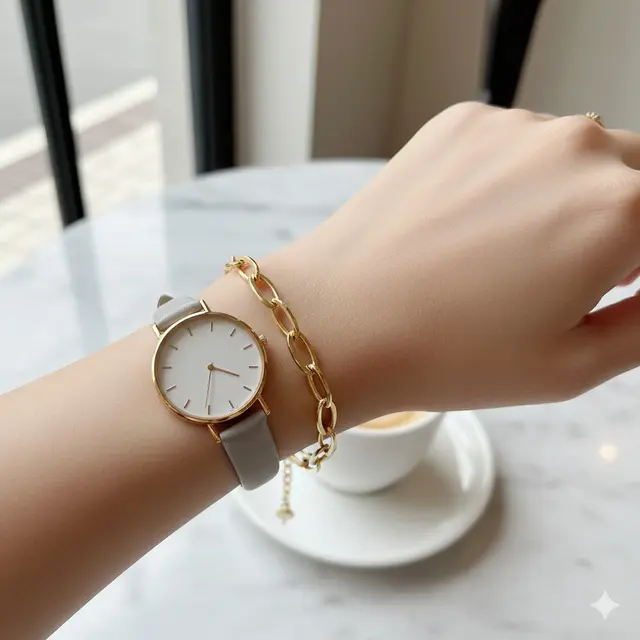 Model Gelang Emas 5 gram untuk Gaya dan Investasi (Image by Gemini AI)