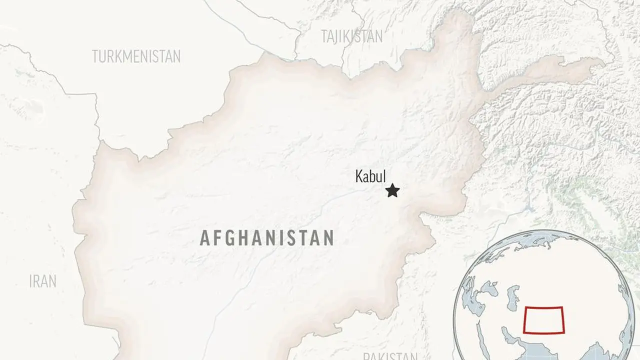 Afghanistan dengan ibu kota Kabul. (AP)