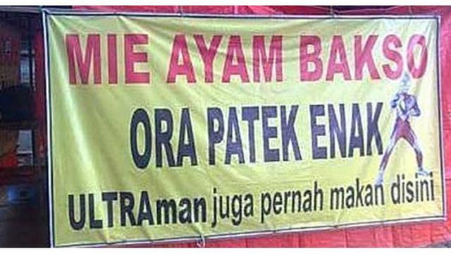 6 Nama Warung Mi Ayam Ini Nyeleneh Banget, Kocak