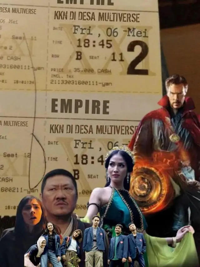 6 Editan Poster KKN di Desa Penari Kolaborasi Dr. Strange 2 ala Netizen, Kocak