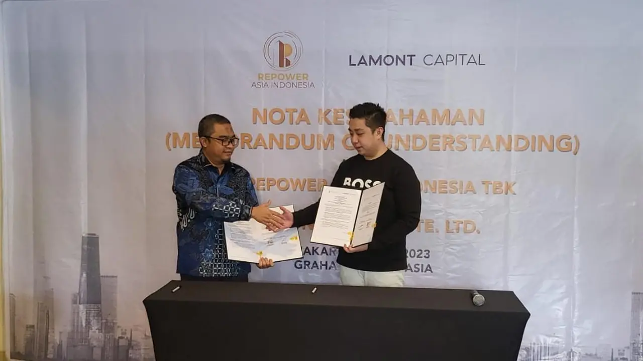 PT Repower Asia Indonesia Tbk (REAL) menggandeng partner asal Singapura, yaitu Lamont Capital PTE LTD, bidik pengembangan lahan seluas 44,7 Hektare di Jawa Timur. (Istimewa)