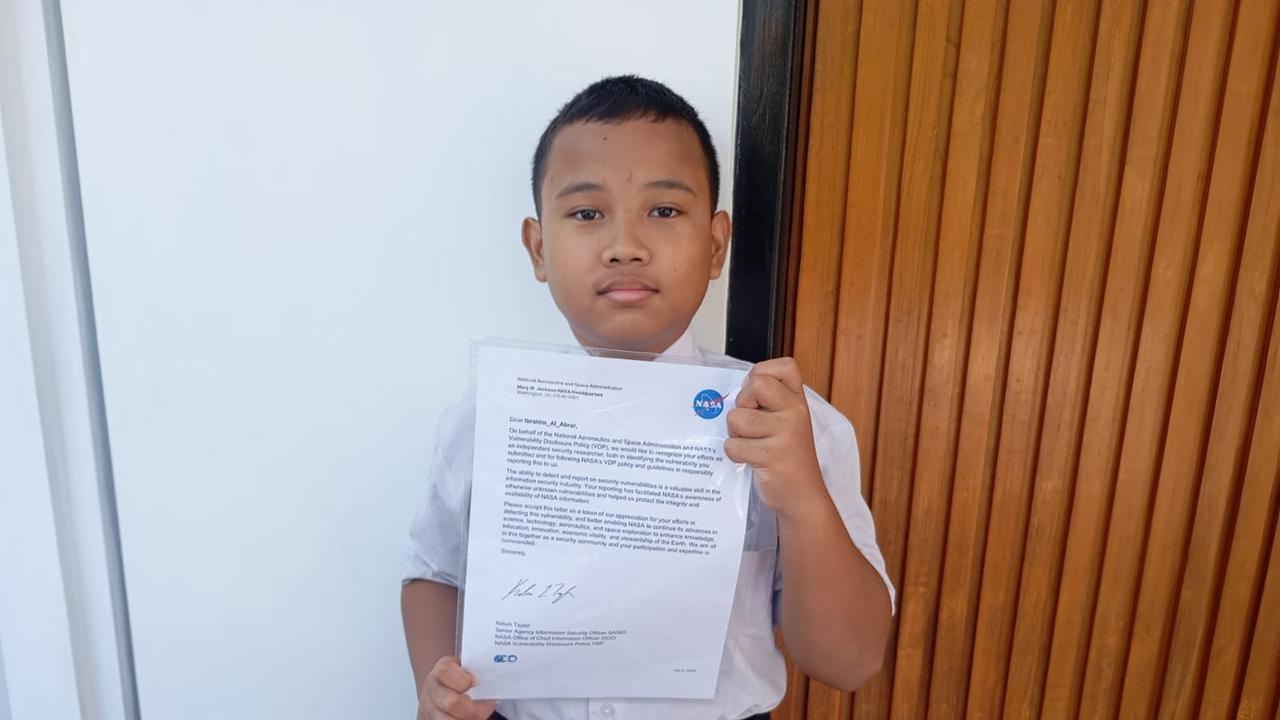 Ibrahim, bocah 11 tahun, siswa kelas 6 SDN Geneng 3 Kecamatan Kemusu, Boyolali