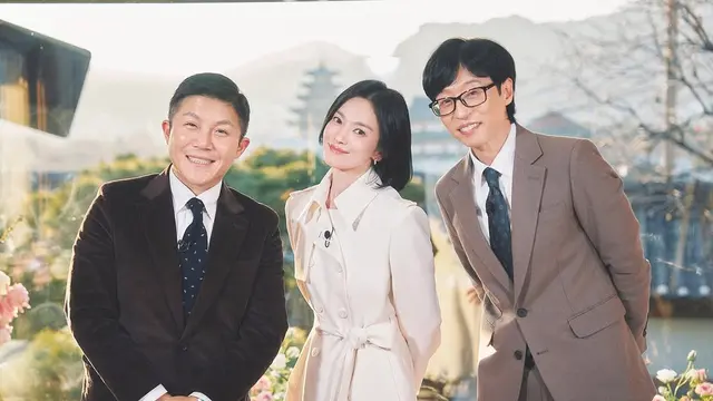 Song Hye Kyo dalam You Quiz on the Block. Instagram/ youquizontheblock