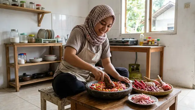 Langkah-Langkah Pembuatan Sambal Kecombrang