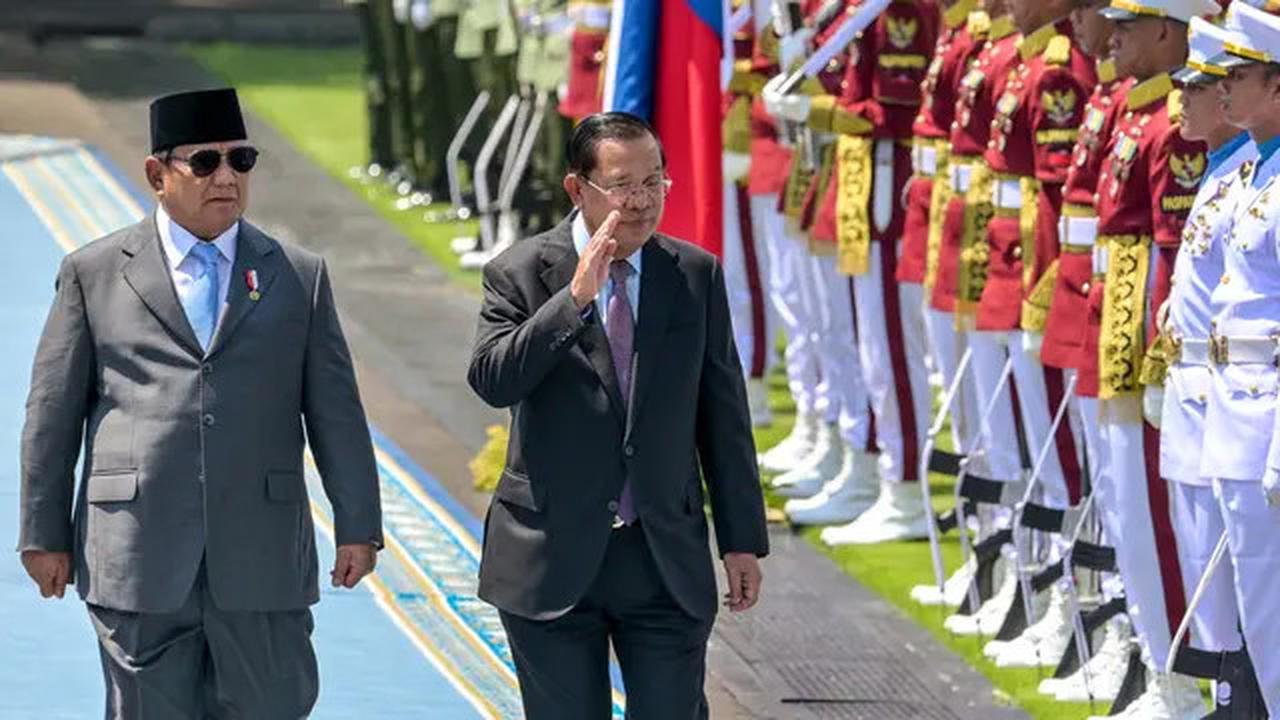 Presiden Prabowo Sambut Kehadiran Presiden Senat Kamboja