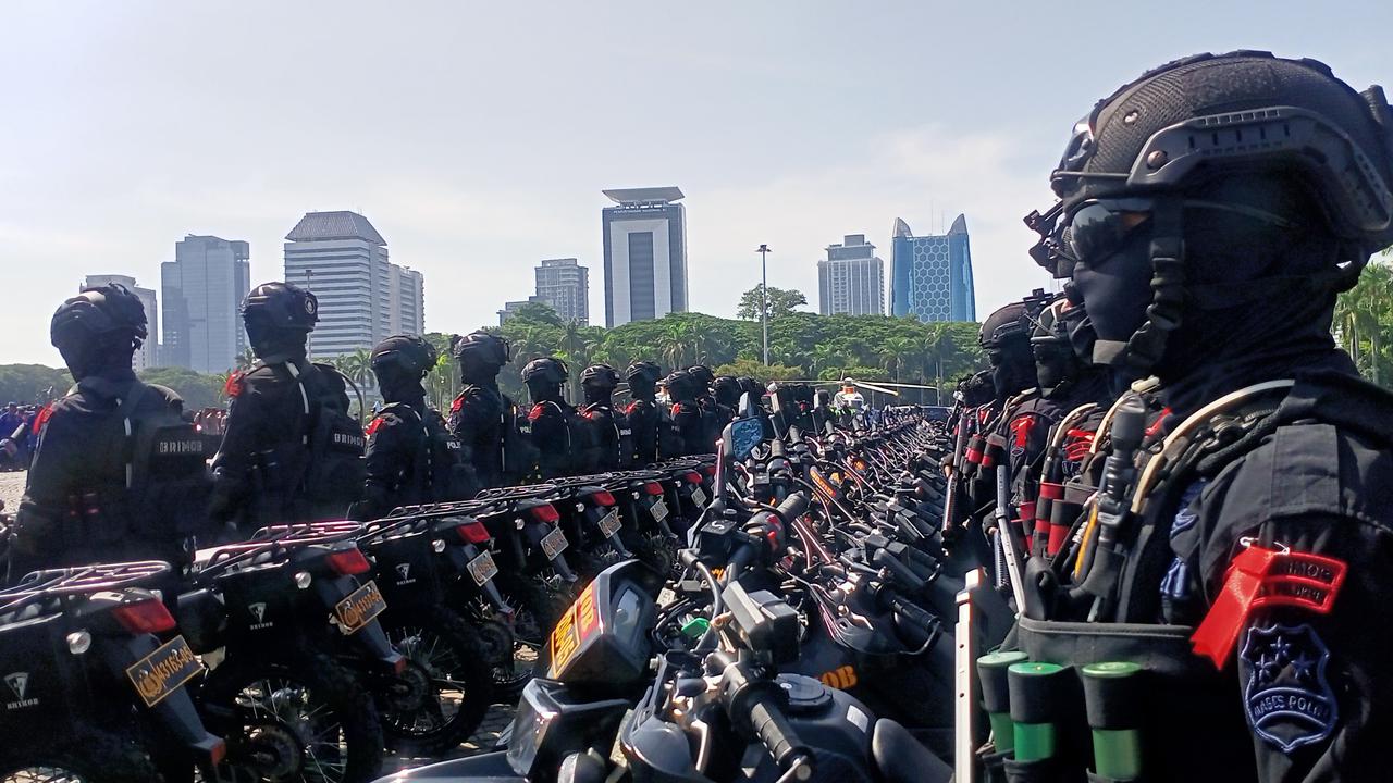 Ini Kekuatan Polri Amankan Demo Tolak PPN 12 Persen Digelar di Kawasan Patung Kuda