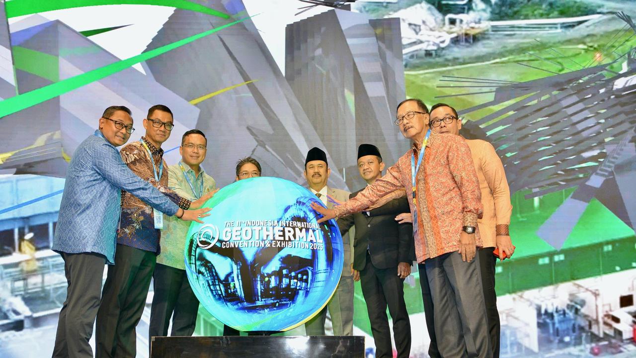 Menteri Energi dan Sumber Daya Mineral (ESDM) Bahlil Lahadalia pada Pembukaan Indonesia International Geothermal Convention & Exhibition (IIGCE) 2025