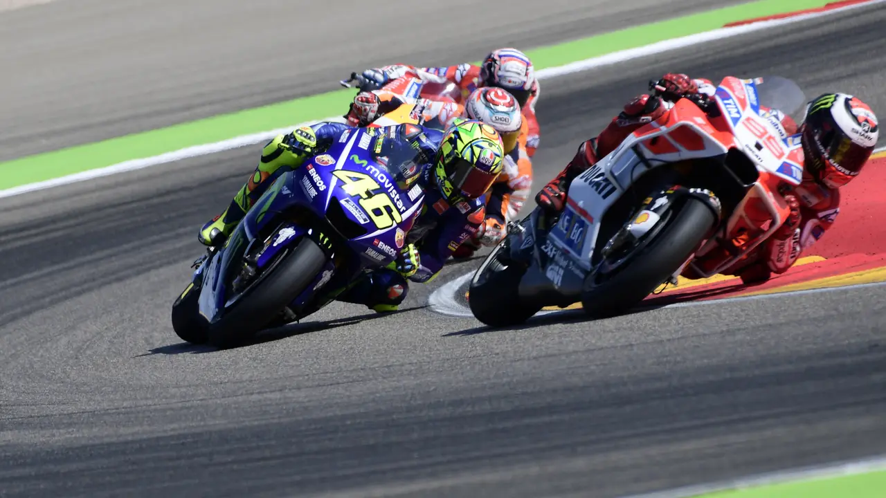 Valentino Rossi Tampil di MotoGP Aragon