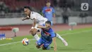 Mereka melancarkan ancaman berbahaya secara bertubi-tubi, tetapi belum bisa mencetak gol. (Liputan6.com/Helmi Fithriansyah)
