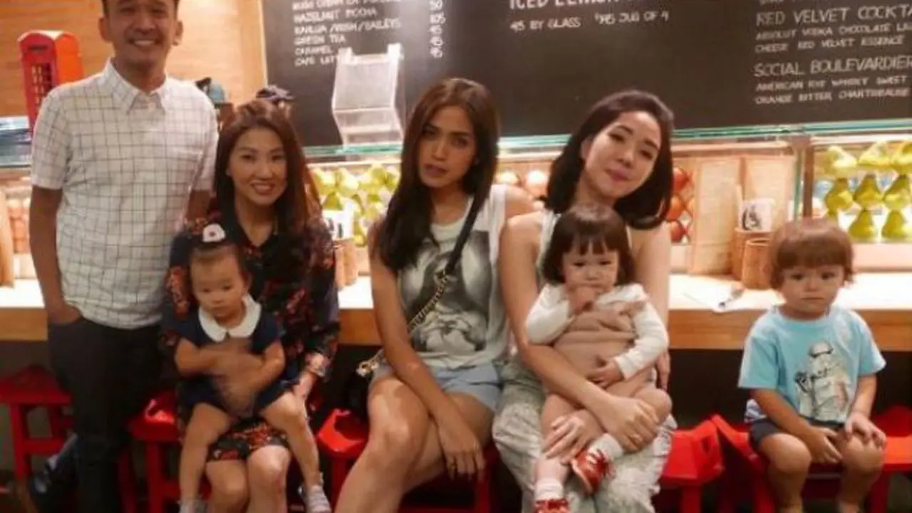Jessica Iskandar, Gisel, Sarwendah, Ruben, dan Anak-anak