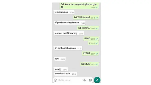 Chat Lucu Pakai Bahasa Gaul Ini Bikin Mikir Keras