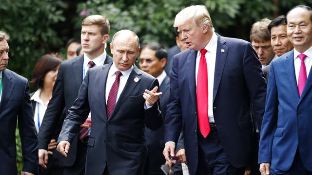 Vladimir Putin dan Donald Trump