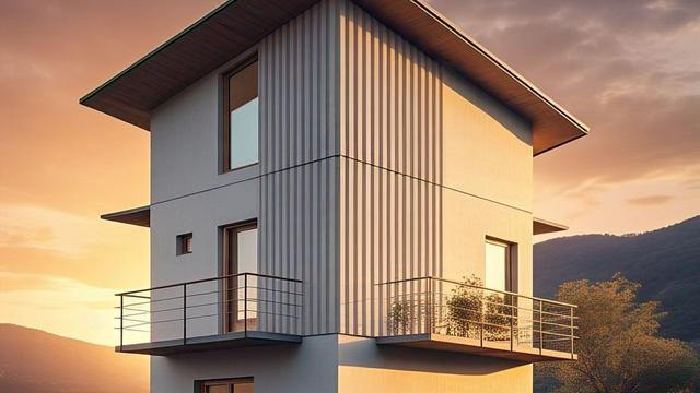 Rumah Minimalis dengan Balkon Mungil Akses Vertikal/Nurul Diva Kautsar via Meta AI