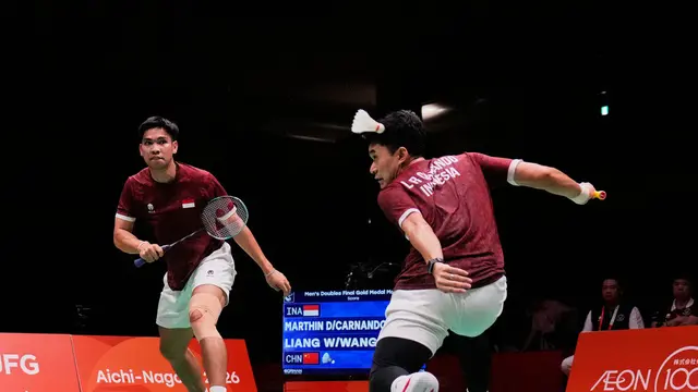 Leo Rolly Carnando Daniel Marthin Raih Emas Asian Games 2026