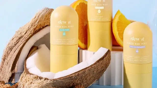 Dew It merilis produk sunscreen berbentuk spray dengan kandungan infused collagen