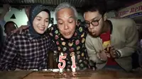 Ganjar Pranowo merayakan ulang tahun ke-51, Senin, 28 Oktober 2019. (Screenshot Instagram @ganjar_pranowo/https://www.instagram.com/p/B4Kux49BLX4/?hl=en/Putu Elmira)
