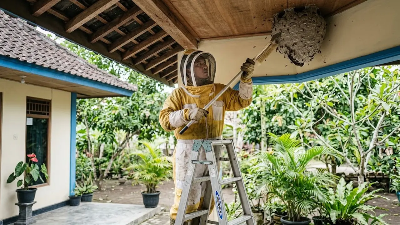 cara mengusir tawon di rumah