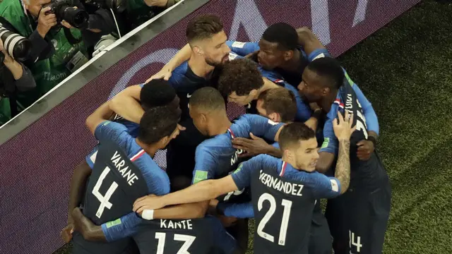 Timnas Prancis, Timnas Belgia, Piala Dunia 2018