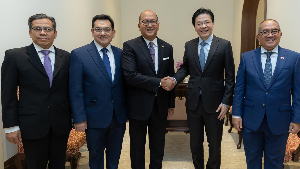 Menteri Investasi/Kepala Badan Koordinasi Penanaman Modal (BKPM) Rosan Roeslani bertemu dengan PM Singapura, Lawrence Wong