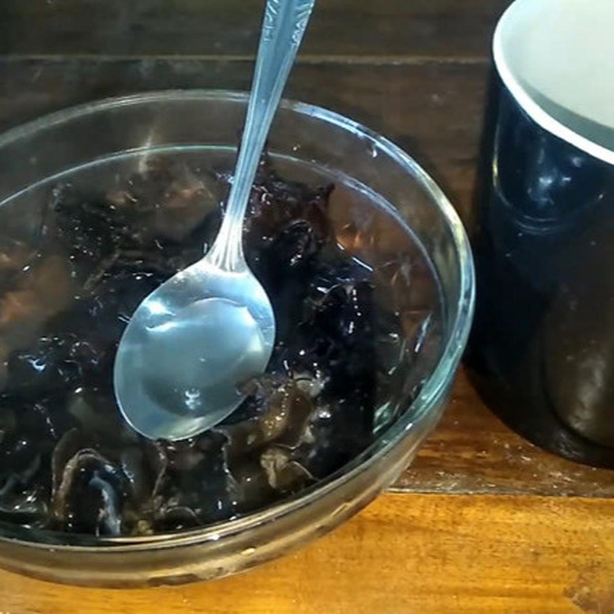 Jamur Kuping Setelah Direndam Air Panas