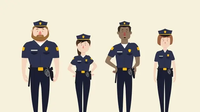 Ilustrasi polisi