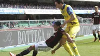 AC Milan bertandang ke markas Chievo Verona, Stadion Marc'Antonio Bentegodi pada laga lanjutan Serie A Italia, Minggu (13/3/2016) malam WIB. (Reuters Juan Medina)
