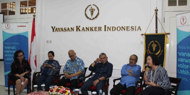 Jumpa pers bersama Yayasan Kanker Indonesia/GOLIN