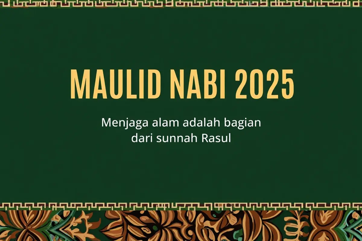 Spanduk Maulid Nabi 2025 (Foto: ChatGPT)