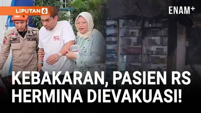 VIDEO: RS Hermina Jatinegara Kebakaran, Puluhan Pasien Dievakuasi