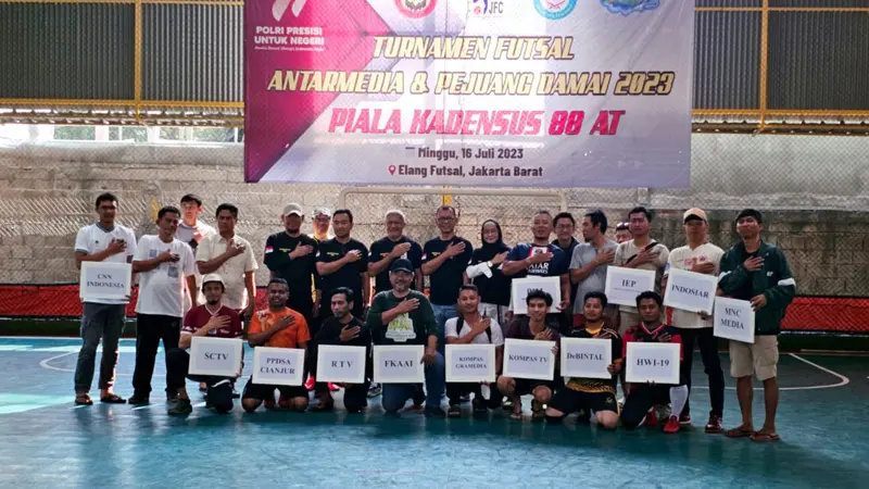 Densus 88 Gelar Kejuaraan Futsal untul Rangkul Mantan Napi Teroris