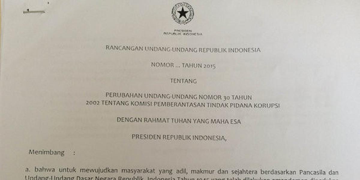 PDIP minta fraksi lain teken revisi UU KPK tanpa diberi draf