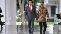 Presiden RI Joko Widodo (Jokowi) menerima Presiden Federation International of Footbal Association (FIFA) Gianni Infantino di Istana Merdeka Jakarta pada Selasa, 18 Oktober 2022. (Dok Humas Sekretariat Kabinet RI)