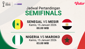 Simak Jadwal Live Streaming Semifinal AFCON 2025, Eksklusif di Vidio