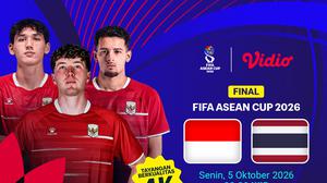FIFA ASEAN Cup 2026 Babak Final - Indonesia vs Thailand: Mentalitas Pasukan Garuda Diuji Malam Ini di Vidio