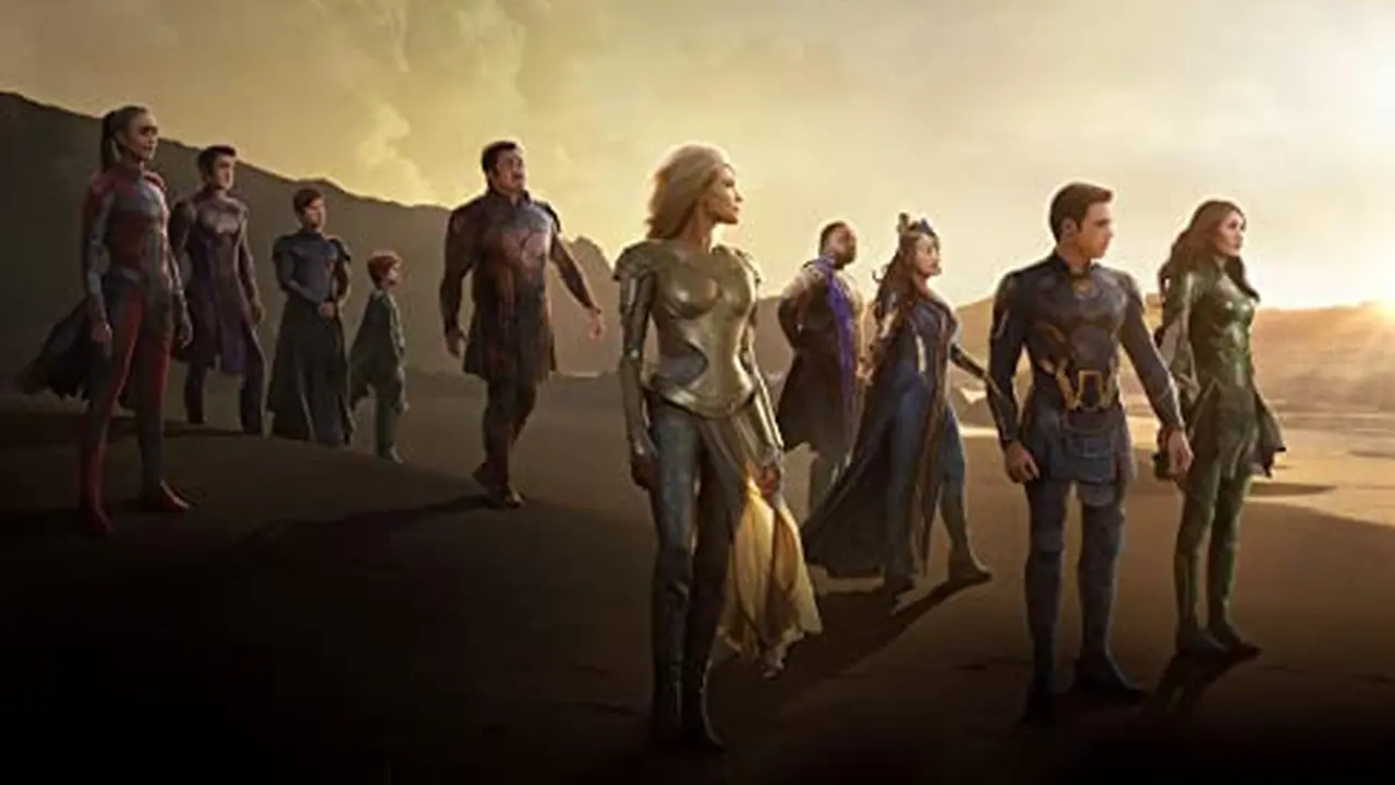 Poster film Eternals. (Foto: Dok. Marvel Studios)