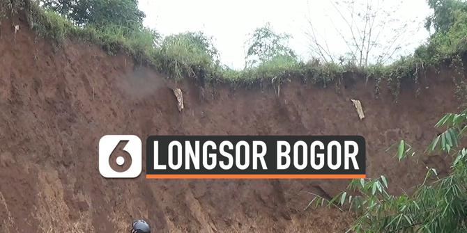 VIDEO: Makam Tergerus Longsor, Kain Kafan Bergelantungan di Tebing