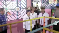 Menteri Kesehatan, Menteri Pendidikan Dan Menteri Koordinator Pemberdayaan Manusi Dan Kebudayaan, Serta Kepala Staf Kepresidedan melakukan kunjungan kekabupaten Asmat Papua.