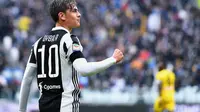 Selebrasi Paulo Dybala saat Juventus bertemu Udinese (AP)