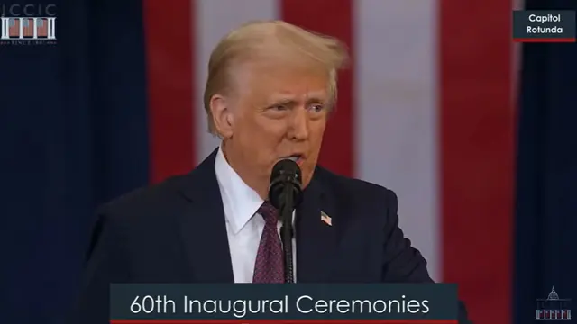Donald Trump juga berjanji untuk mengutamakan Amerika Serikat atau American First (Dok. Joint Congressional Committee on Inaugural Ceremonies).