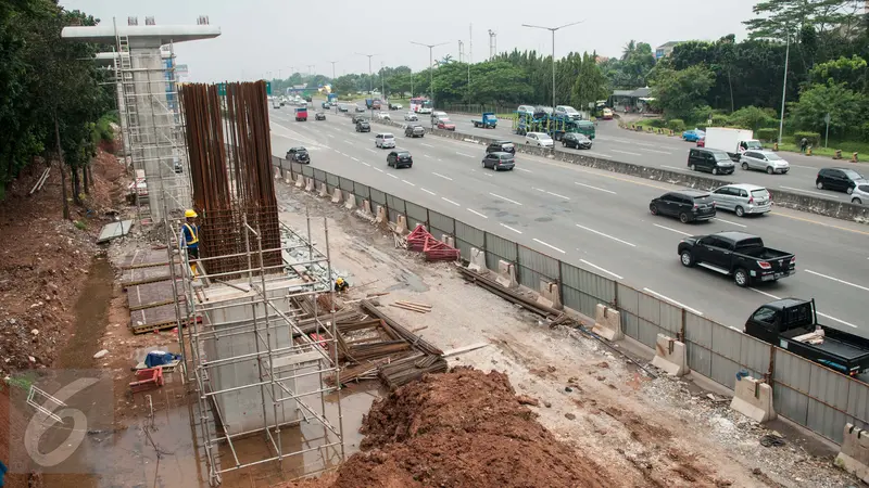 Dilengkapi 6 Stasiun, Pembangunan LRT Bekasi-Cawang 18,5 Km Terus Dikebut