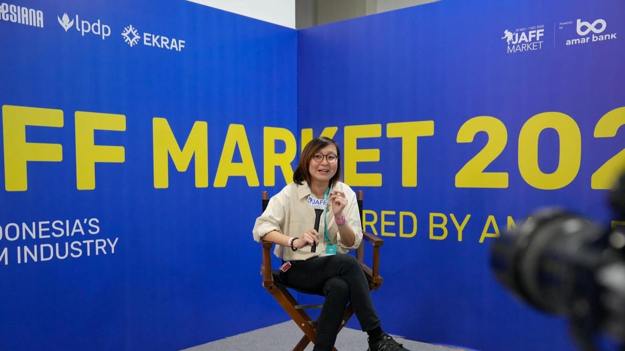 Wamen Ekraf Irene Umar dalam acara yang digelar di Jogja Expo Center (JEC)